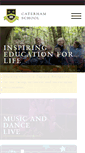 Mobile Screenshot of caterhamschool.co.uk